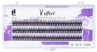 Sztuczne rzęsy i akcesoria - Ibra Kępki Rzęs V Effect 0,10/C/12mm - miniaturka - grafika 1