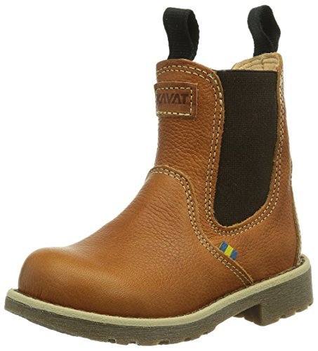 Kavat HUSUM Chelsea Boots buty dziecięce, uniseks, brązowy - Brązowy 39 Light Brown - 30 EU