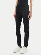 Spodnie damskie - Guess Jeans Jeansy W4YA92 D5DL1 Czarny Skinny Fit - miniaturka - grafika 1