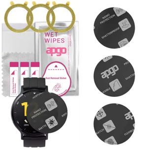 3x Szkło Hybrydowe MATOWE do Realme Watch S - Akcesoria do smartwatchy - miniaturka - grafika 1