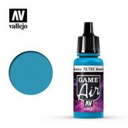 Akcesoria i części modelarskie - Vallejo Farba akrylowa Game Air - Electric Blue nr 72723 / 17ml 72723 - miniaturka - grafika 1