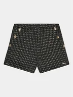 Spodenki damskie - Guess Szorty materiałowe J3BD02 WFRF0 Czarny Regular Fit - miniaturka - grafika 1