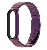 Akcesoria do pulsometrów i zegarków sportowych - Bransoleta Mijobs Do Xiaomi Mi Band 3/4/5/6 + Imadło - miniaturka - grafika 1