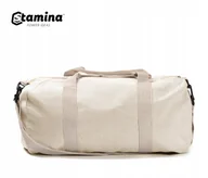 Akcesoria podróżnicze - Torba Podróżna Turystyczna Sportowa z RECYKLINGU Bagaż Podręczny 25L BEŻOWA - miniaturka - grafika 1