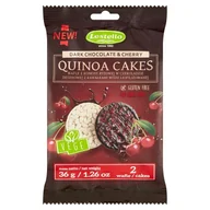 Batoniki - Lestello Wafle z Komosy Ryżowej w Czekoladzie z Wiśnią 36g - miniaturka - grafika 1