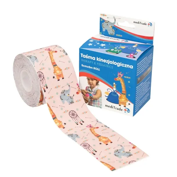 Tejpy Pediatryczne Plastry Dla Dzieci Kinesiology Medyczne Tape Mini Zoo