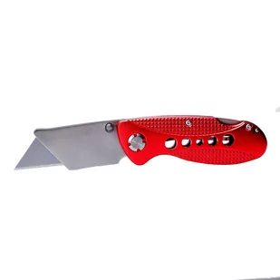 Proline Nóż składany z ostrzem trapezowym z etui 30030 PX30030 - Nożyce i noże - miniaturka - grafika 1