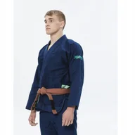 Kimona, stroje i obuwie - MANTO Kimono/GI BJJ Męskie RISE 2.0 Niebieskie A0 - miniaturka - grafika 1
