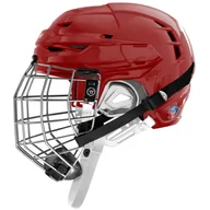 Hokej - Kask hokejowy Warrior Covert CF 100 Combo Red Senior S - miniaturka - grafika 1