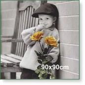 Ramki na zdjęcia - Rama aluminiowa do plakatu 90x90cm, zielona / ARTVIC - miniaturka - grafika 1