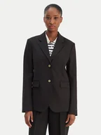 Marynarki i żakiety damskie - Tommy Hilfiger Marynarka Timeless WW0WW46662 Czarny Regular Fit - miniaturka - grafika 1