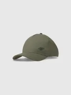 Czapki dla dzieci - 4F Czapka z daszkiem strapback dziecięca - khaki Uniwersalny - miniaturka - grafika 1