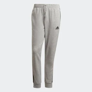 Essentials French Terry Tapered Cuff 3-Stripes Pants - Adidas - Spodnie męskie - miniaturka - grafika 1