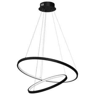 Lampa wisząca ROTONDA BLACK 51W LED - Lampy sufitowe - miniaturka - grafika 1