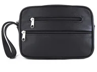 Nerki - Krateczka, Saszetka skórzana męska, czarna, G23 - miniaturka - grafika 1