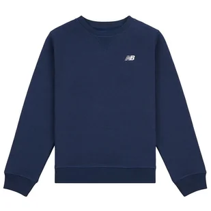 Bluza New Balance LAKB0002NNY - granatowa - Bluzy dla dziewczynek - miniaturka - grafika 1