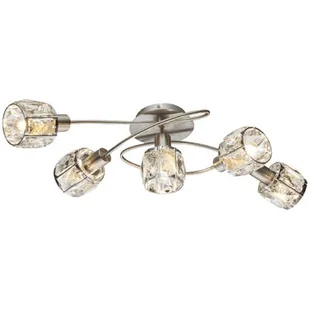 Globo Lighting Oświetlenie Kris Lampa Sufitowa Nikiel matowy, 5-punktowe 54356-5 - Lampy sufitowe - miniaturka - grafika 1