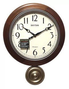 Zegar ścienny Rhythm CMJ549NR06 37 cm kuranty - Zegary Zegar ścienny Rhythm CMJ549NR06 37 cm kuranty - Zegary - miniaturka - grafika 1