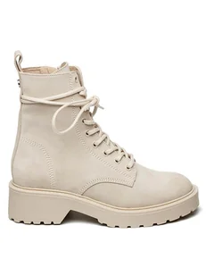 Steve Madden Skórzane botki "Tornado" w kolorze beżowym - Botki damskie - miniaturka - grafika 1