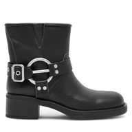 Botki damskie - Botki Badura MANGUALDE-01 Czarny - miniaturka - grafika 1