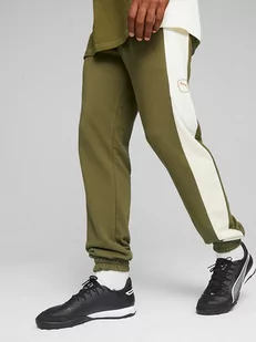 Puma Spodnie "King" w kolorze khaki - Spodnie sportowe męskie - miniaturka - grafika 1