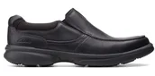 Półbuty męskie - Półbuty męskie Clarks Bradley Free czarne 44 - miniaturka - grafika 1