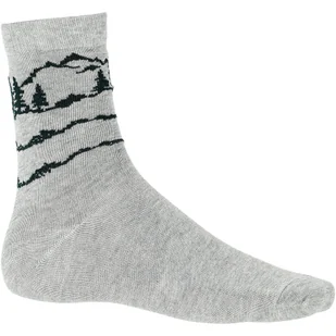 Skarpety damskie Viking Boosocks Mid Bamboo Lady 0200 szary - Skarpetki i podkolanówki sportowe - miniaturka - grafika 1