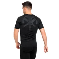 Koszulki męskie - Odlo Męski t-shirt Active Spine 2.0 czarny L 313272 - miniaturka - grafika 1