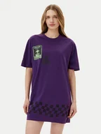 Sukienki - Volcom Sukienka codzienna Filip Rygalski B1312516 Fioletowy Loose Fit - miniaturka - grafika 1