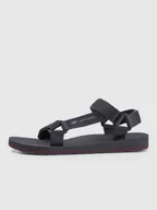 Sandały męskie - 4F Sandały męskie - ciemny szary 43 - miniaturka - grafika 1