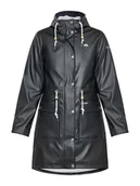 Kurtki i kamizelki sportowe damskie - Schmuddelwedda Płaszcz przeciwdeszczowy w kolorze czarnym - miniaturka - grafika 1
