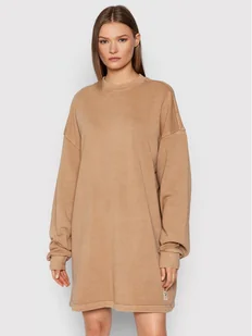 Reebok Sukienka dzianinowa Classics Natural Dye H11200 Brązowy Oversize - Sukienki - miniaturka - grafika 1