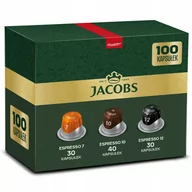 Kawa w kapsułkach i saszetkach - Kapsułki do Nespresso Jacobs Espresso 7, 10, 12 mix smaków 100szt. - miniaturka - grafika 1