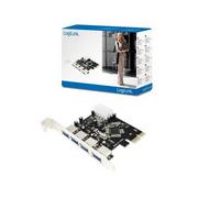 Kontrolery - LogiLink Kontroler PCI-Express PC0057A 4x USB3.0 PC0057A - miniaturka - grafika 1