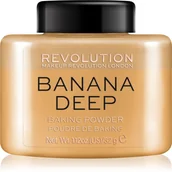 Pudry do twarzy - Makeup Revolution Baking sypki odcień Banana Deep 32 g - miniaturka - grafika 1