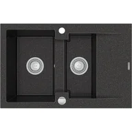 Zlewozmywaki - Mexen Gaspar zlewozmywak granitowy 6507731505-76 - miniaturka - grafika 1