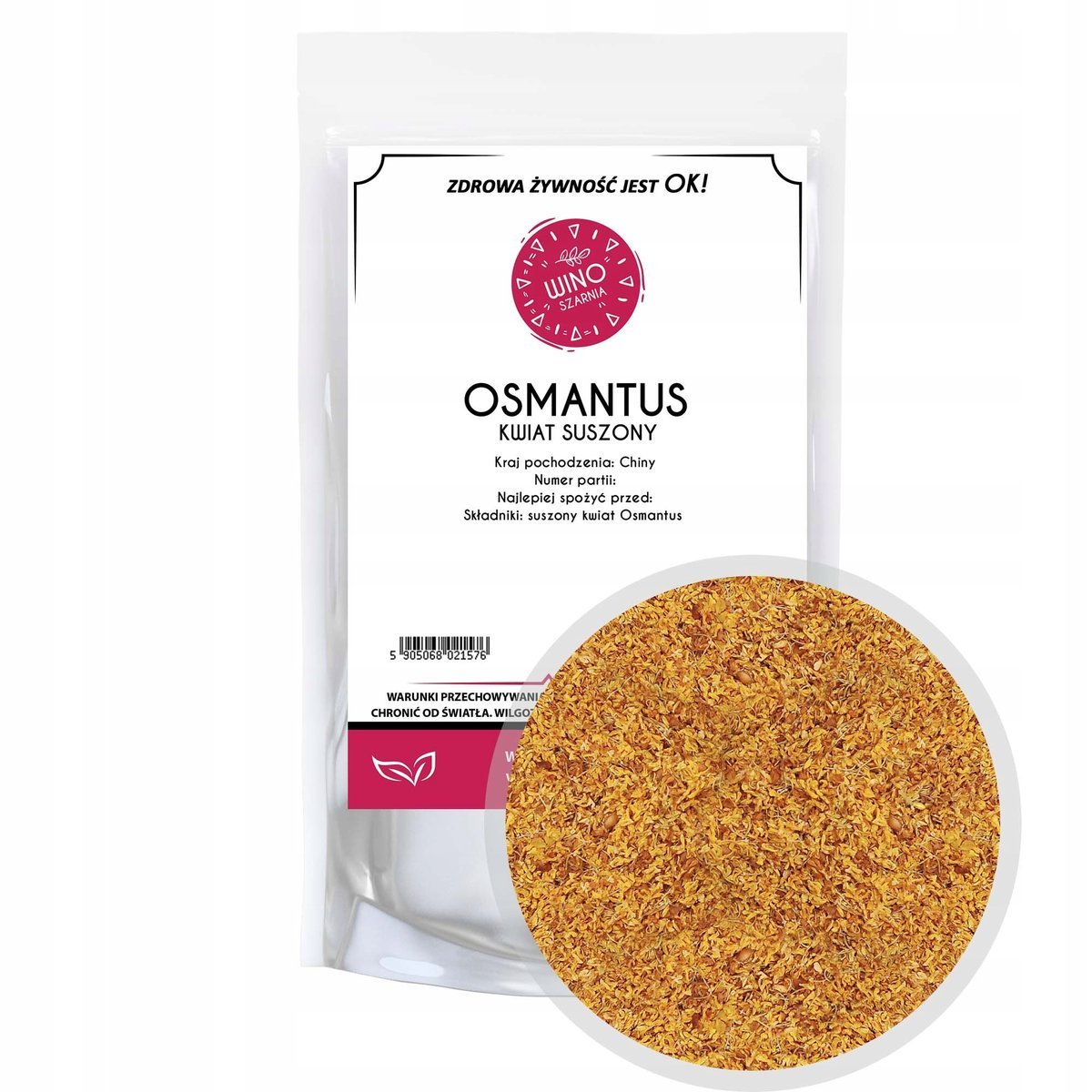 Kwiat suszony Osmantus - 50g kwiaty jadalne Osmanthus