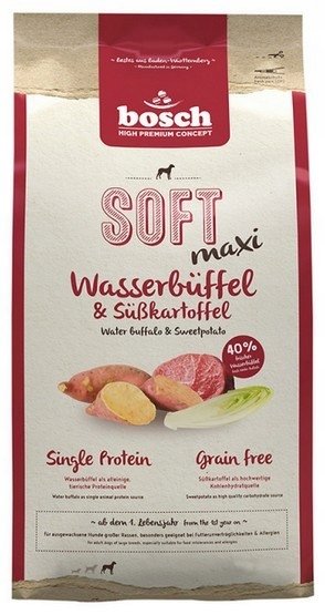 Bosch Petfood Soft Maxi 12,5 kg Bawół Wodny & Bataty