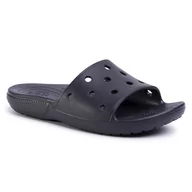 Klapki i japonki damskie - Crocs Klapki Classic Slide 206121 Black - miniaturka - grafika 1