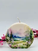 Świece - Świeca sojowa Leśna Polana rozm. M elegancki prezent na urodziny w pudełku prezentowym dla kobiety a - miniaturka - grafika 1