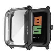 Akcesoria do smartwatchy - Etui Metalic Xiaomi Amazfit Bip S Czarne - miniaturka - grafika 1