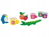Masy plastyczne - Playtive Plastelina w kolorach tęczy, 8 x 75 g - miniaturka - grafika 1