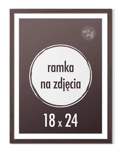 Ramka na zdjęcia 18x24 cm B5 Ramki 24x18 wenge stojąca nóżka - Ramki na zdjęcia Ramka na zdjęcia 18x24 cm B5 Ramki 24x18 wenge stojąca nóżka - Ramki na zdjęcia - miniaturka - grafika 1