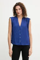 Koszule damskie - Morgan koszula damskie kolor niebieski regular CROOV - miniaturka - grafika 1