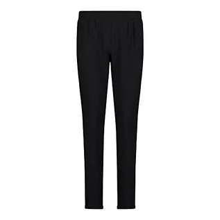 Spodnie damskie - CMP Damskie spodnie dresowe Strecth French Terry, czarne, 48 - grafika 1