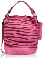 Torebki damskie - Fritzi aus Preussen Damska torba hobo Izzy07 Canvas, różowy (Zebra Pink), jeden rozmiar - miniaturka - grafika 1
