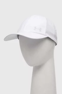 Czapki męskie - Under Armour czapka z daszkiem Iso Cill Launch kolor biały gładka - grafika 1