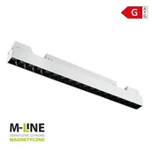 Lampy pozostałe - Reflektor szynowy DPM M-Line MTL-SPL-18W-W Biały - miniaturka - grafika 1