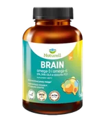 Witaminy i minerały - Suplement diety, NATURELL Brain, kwasy Omega, na pracę mózgu 240 kapsułek - miniaturka - grafika 1