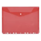 Szkolne artykuły papiernicze - D.RECT Teczka A4 do segregatora czerwona - miniaturka - grafika 1